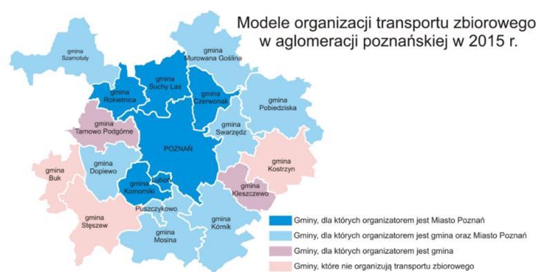 Wybrane elementy polityki jakości komunikacji publicznej... 35 bowiązani są dokonać zakupu dwóch biletów, opłacając przejazd na podstawie dwóch taryf przewozowych. Rysunek 1.