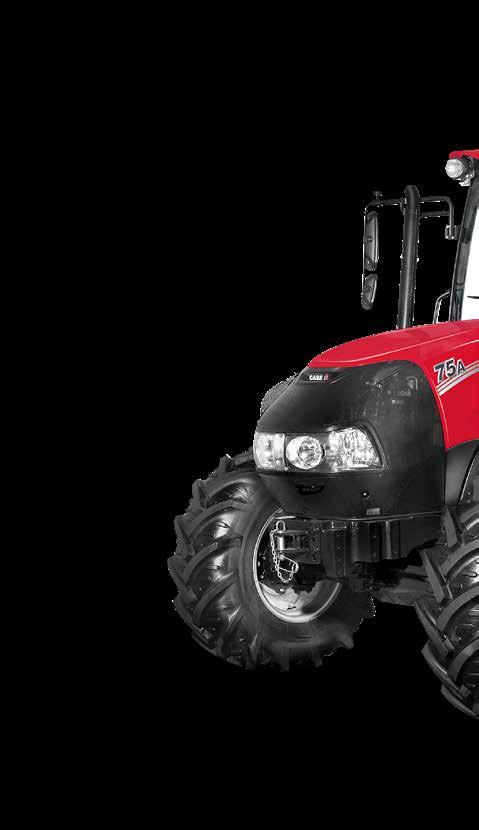 KABINA 4-słupkowa rama kabiny ciągników Farmall A zapewnia doskonałą widoczność po bokach ciągnika i krańcowych punktów narzędzi, a także ułatwia manewrowanie wokół budynków.