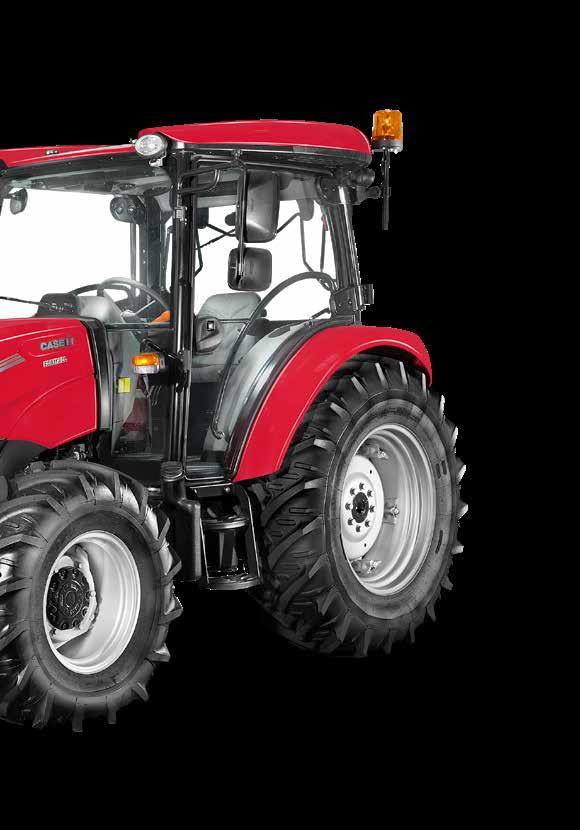 HYDRAULIKA Dzięki układowi generującemu przepływ oleju o natężeniu 47 litrów/min, Farmall A zapewnia pełną moc hydrauliczną w tylnym układzie zawieszenia narzędzi oraz w zaworach hydrauliki