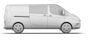 NOWY FORD TRANSIT KOMBI I KOMBI-VAN Podstawowe dane Techniczne Wymiary (mm) L1 H1 L1 H2 L2 H1 L2 H2 Długość całkowita 4973 4973 5340 5340 Szerokość całkowita z lusterkami 2272 2272 2272 2272 Wysokość