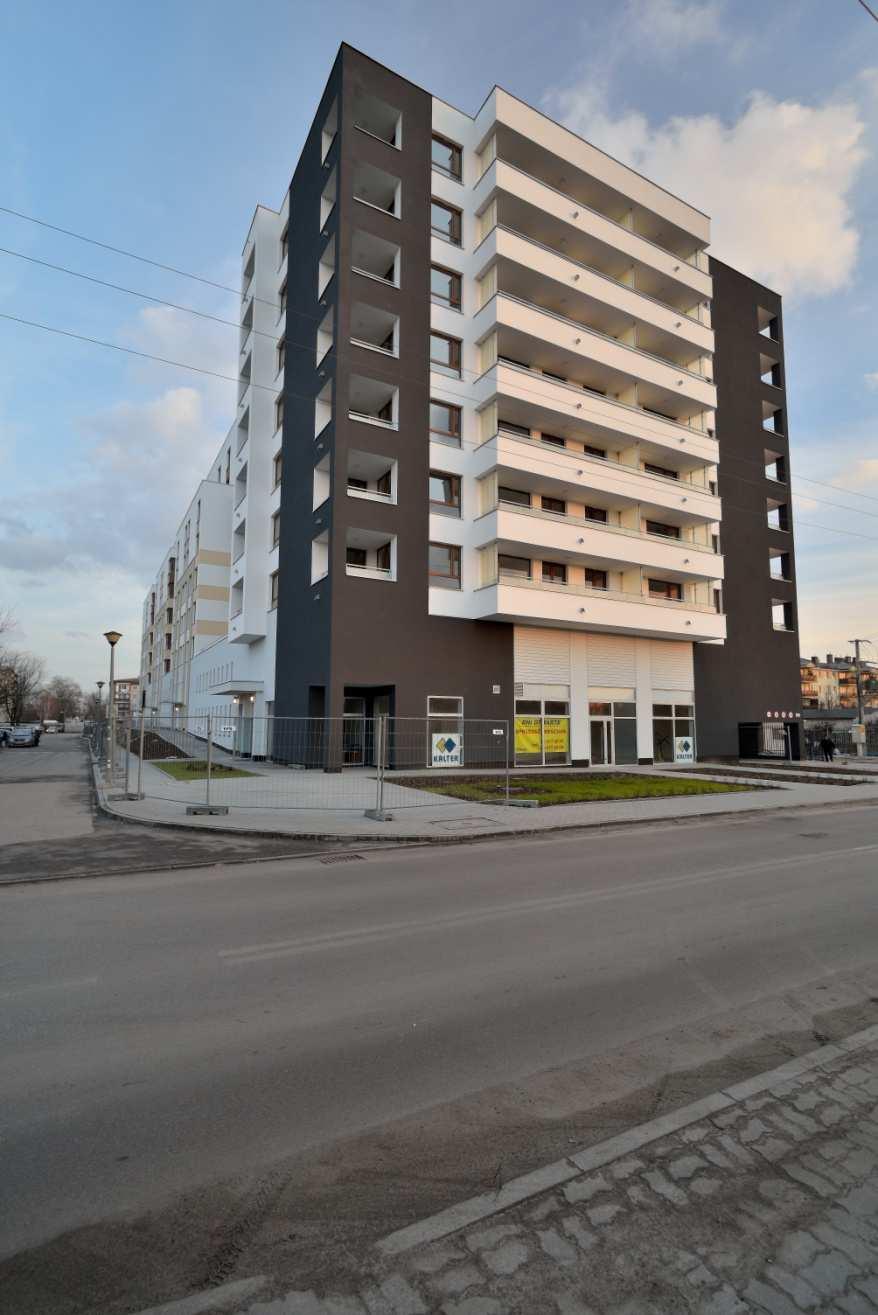 82 Marki - luty 2014 - elewacja od strony północnej Zespół Mieszkaniowy Myszkowska II działka o powierzchni 3.