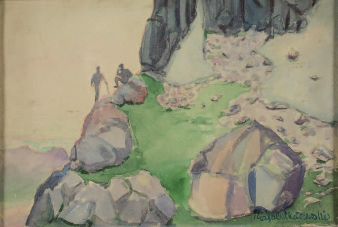 Edward mesjasz (1929-2007) oblężenie jasnej Góry olej, płótno, 87 x