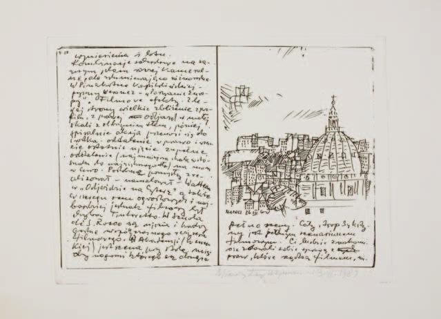 mieczysław WEjmAn (1912-1992) neapol technika własna, 20,5 x 28 cm, sygn.