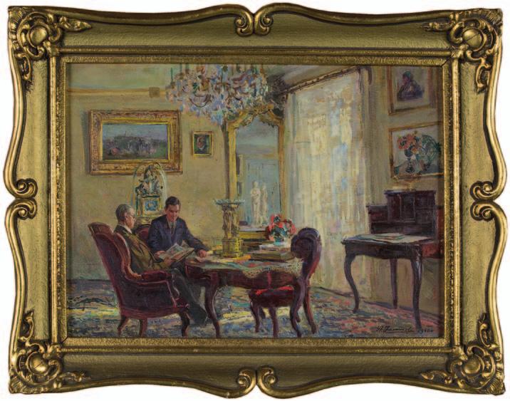 Gersona), pogłębione w latach 1899-1900 w krakowskiej AsP (u. j. malczewskiego), w latach 1900-1903 studia u o. seitza w monachium oraz w Paryżu.