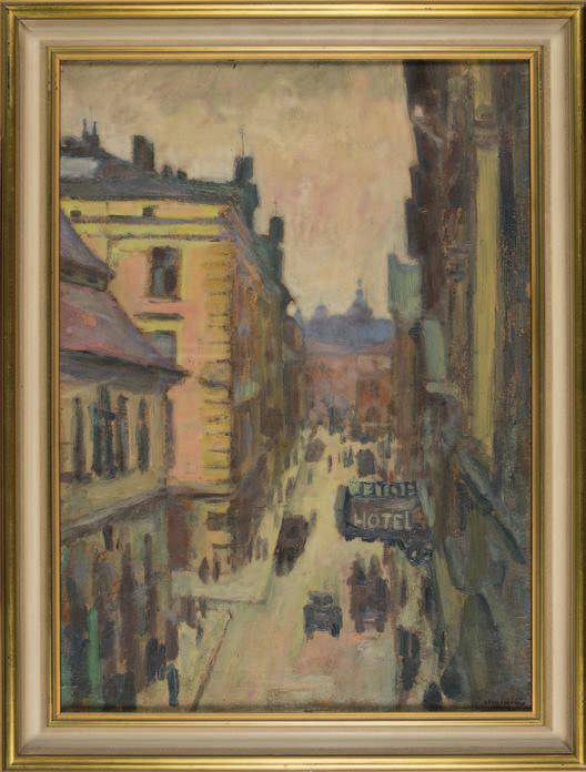 11. Stanisław OcZKO (1913-1983) PejzAż z sosnami olej,