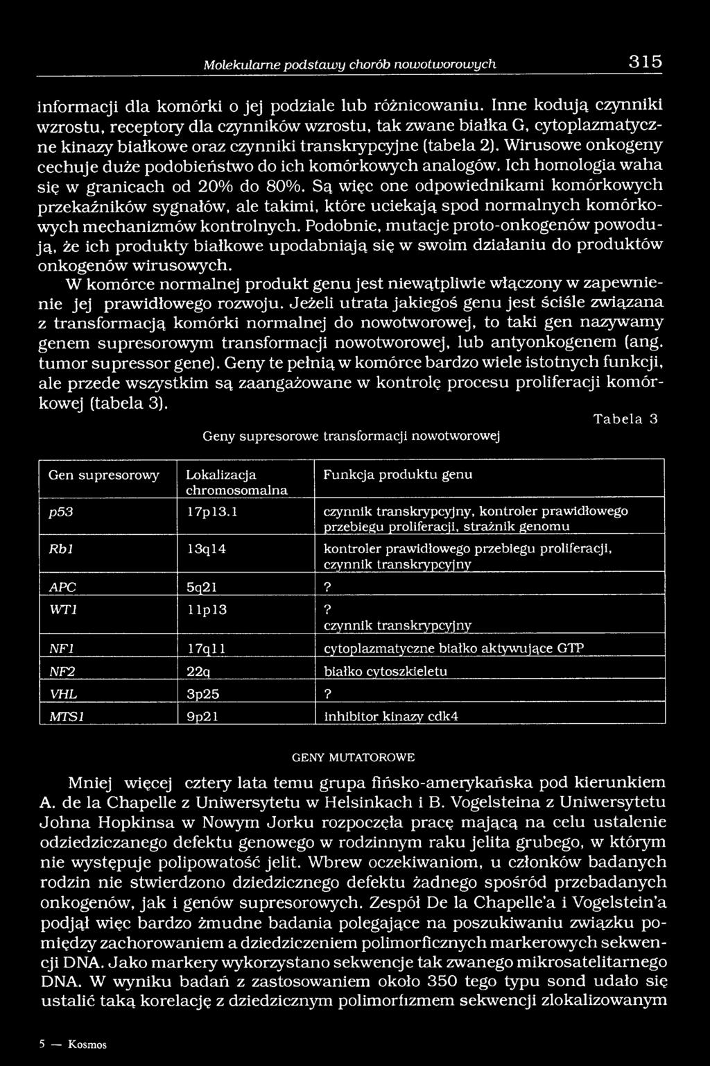 Wirusowe onkogeny cechuje duże podobieństwo do ich komórkowych analogów. Ich homologia waha się w granicach od 20% do 80%.