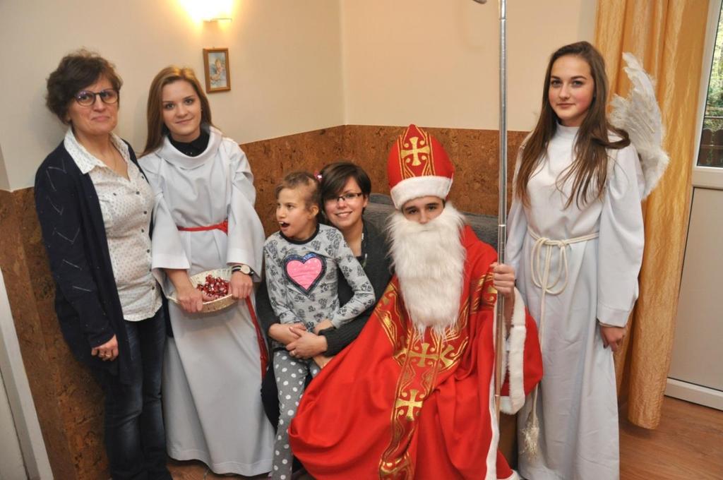 Samorząd Uczniowski zaprosił również prosto z Nieba św.