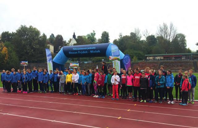 MISTRZOSTWA DZIECI I MŁODZIEŻY EUROREGIONU BESKIDY W LEKKOATLETYCE W dniu 3 października 2017 roku na Miejskim Stadionie Lekkoatletycznym we Frydku Mistku odbyły się Międzynarodowe Zawody