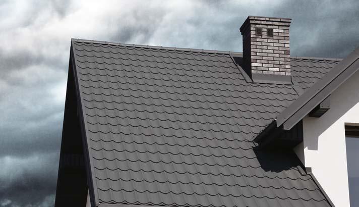 Obróbki dachowe do blachodachówek i blach trapezowych Oryginalne obróbki zastosowane do pokryć dachowych