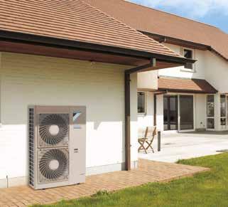 RXYSQ-P8V1 Pompa ciepła VRVIII-S do zastosowań mieszkaniowych Energooszczędny system ogrzewania oparty na technologii powietrznej pompy ciepła Niskie rachunki za energię i niska emisja CO 2 Możliwość