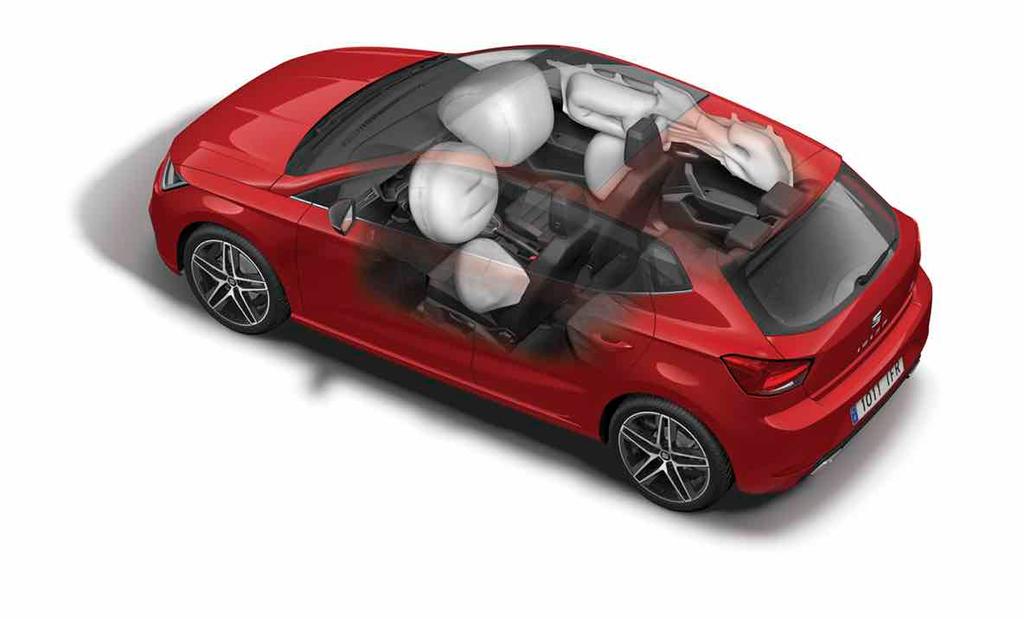 Systemy wspomagające kierowcę Entry Reference Style Full LED Xcellence FR System kontroli odstępu Front Assist z funkcją awaryjnego hamowania Ogranicznik prędkości SEAT Ibiza Wyposażenie Pakiet