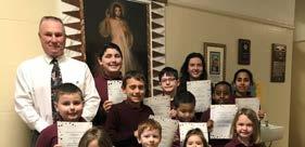 Saint Joseph Basilica April 1, 2018 5 St. Joseph School - February Students of the Month All of our students are special and each month we recognize those who go above and beyond.