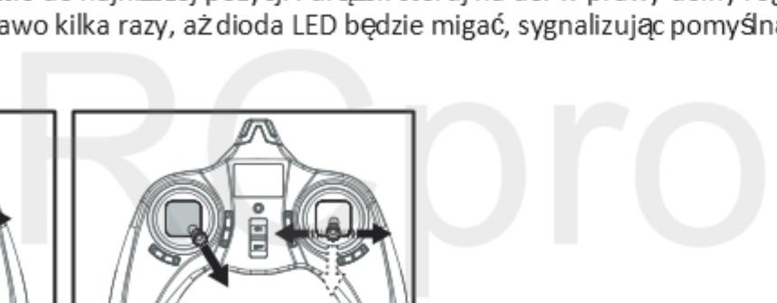 12. Dron Hubsan H107P ucieka w jedną stronę.