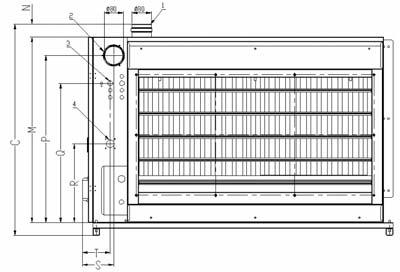 K 600 1100 V 255 255 I 700 1200 W 1502 1502 J 135 135 X 981 981 L 6 6 Y 760 1250 WIDOK Z PRZODU WIDOK Z BOKU