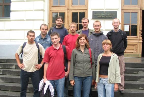 Realizacja prac dyplomowych 11 studentów w 2011 roku Wakacyjne praktyki wymienne Politechnika Lwowska corocznie 9 osób
