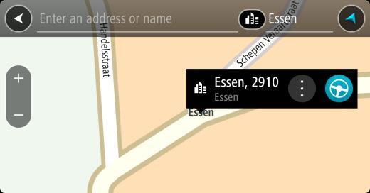 Wskazówka: wybierając przycisk lista/mapa, można przełączać między widokiem wyników na mapie lub na liście: 5. Wybierz miasto w lewej kolumnie.