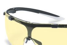 18 uvex super fit lekkie okulary ochronne o sportowym wyglądzie, z