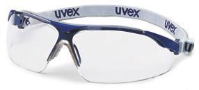 okularów do każdego kształtu twarzy miękkie zauszniki uvex quattroflex i miękkie elementy w części nosowej i przyczołowej zapewniają komfort i brak nacisku kształt szybek nie ogranicza pola widzenia