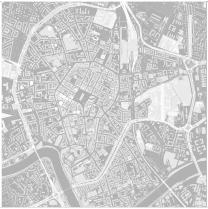 20 Tablica informacyjna wolnostojąca (totem): funkcja dla obu stron totemu Rynek Starego Miasla Old Town Market Square POOGÓRZE Stolica Korony Króleslwa Polskiego The capital of the Polish Kingdom