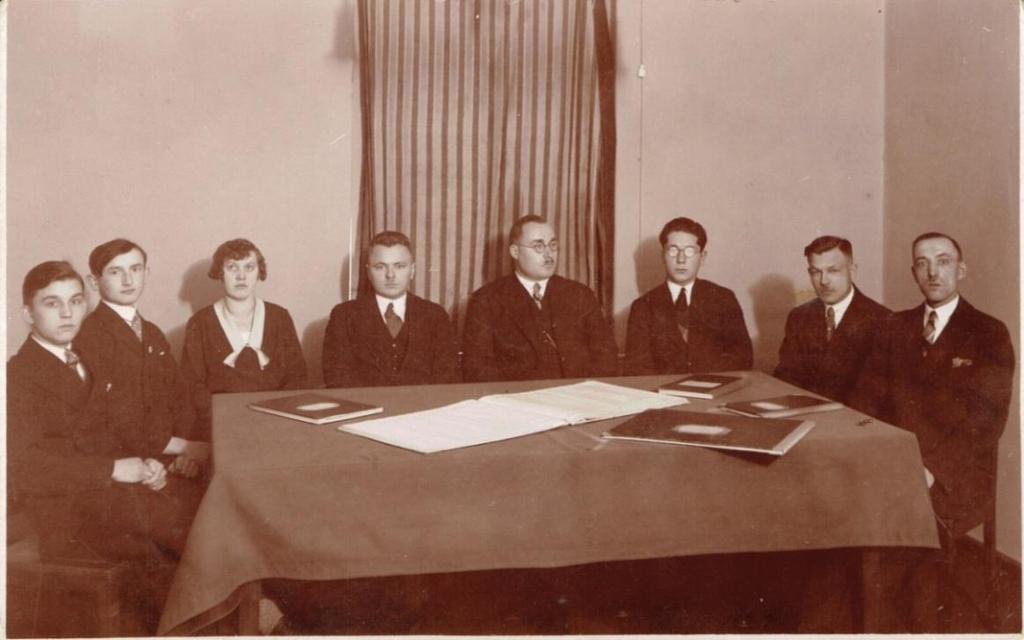 Zdjęcie magistratu miasta Kórnik z 1931 roku.