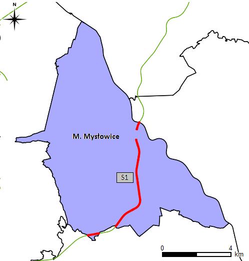 Wykonawca: Strona 43 z 163 2.3.1. Miasto na prawach powiatu Mysłowice.