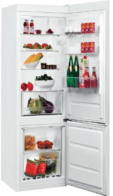 Frost ++ Indesit Chłodziarko-zam LR8S1W poj.chłodz. 228l poj.
