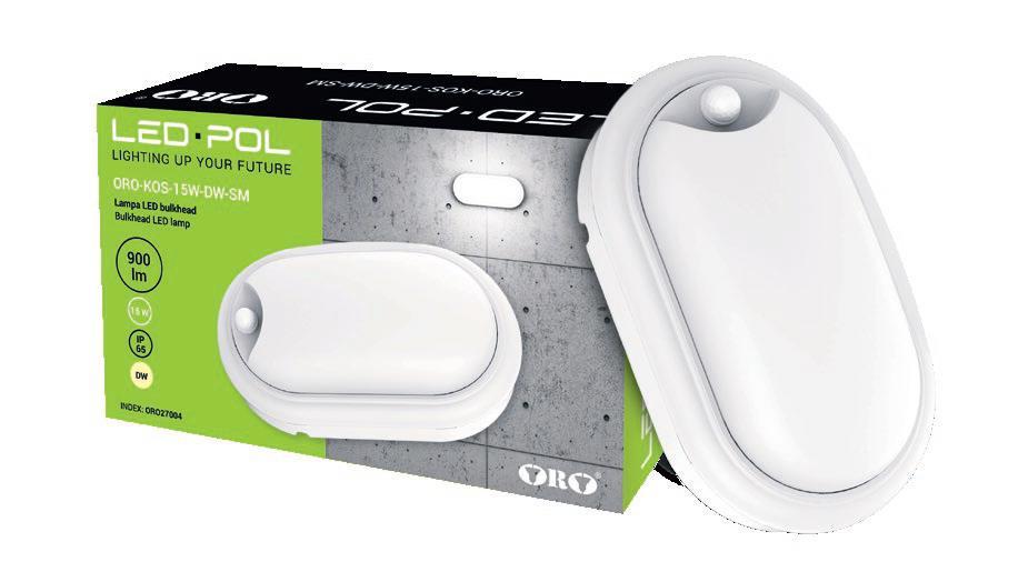 Gozo, Kos OPRWY KNŁOWE LED I LED BULKHEDS Łatwy montaż Simple mounting Montaż natynkowy Surface mounting IP65 Index P [W] Ф [lm] T [K] I [m] PF [ ]