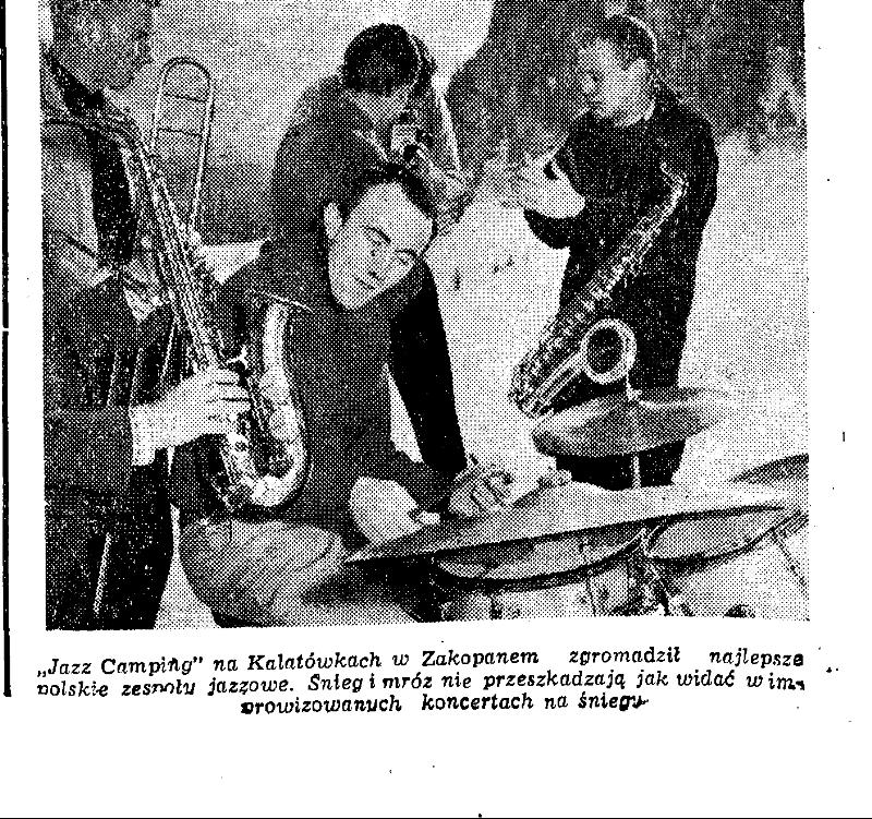 Taka ciekawostka Jazz Camping wzbudził sensację, a Wiesław Górnicki napisał w Dookoła Świata o prawie Sodomie