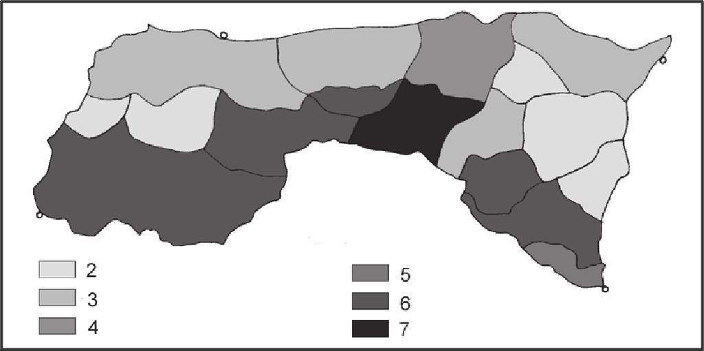 Ryc. 6. Zarastanie powierzchni powiatrołomowych (ZW) Fig. 6. Overgrowing of windthrow surfaces (ZW) Ryc. 8.