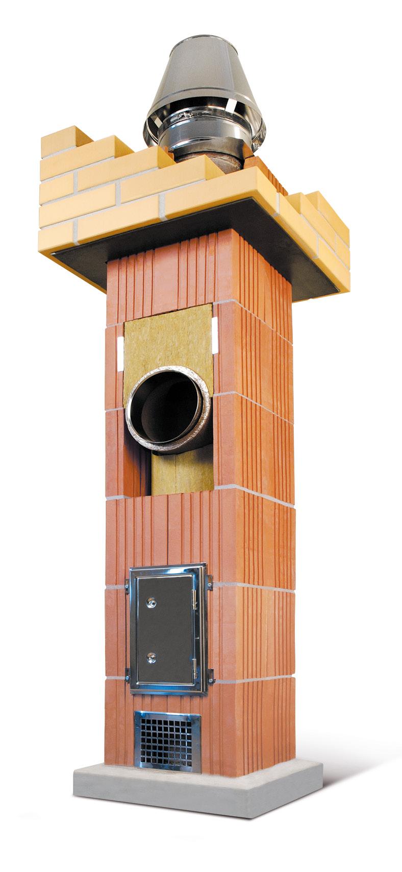 CERAMICZNA PERFEKCJA TWISTER ceramiczny system kominowy INNOWACYJNOŚĆ Jedyny w Polsce w pełni ceramiczny system kominowy złożony z pustaków ceramicznych produkcji CERPOL KOZŁOWICE oraz kwaso odpor