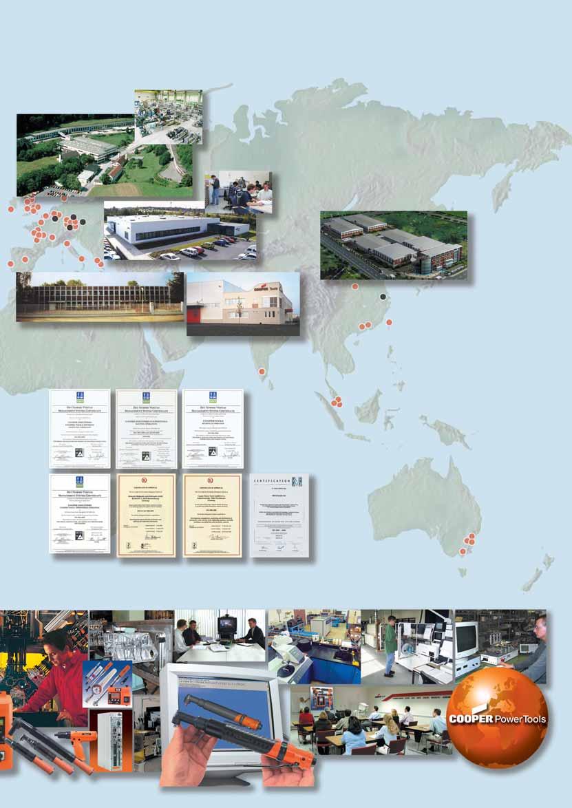 Europejska centrala Cooper Tools znajdująca się w Westhausen w Niemczech. Zakład produkcyjny o powierzchni 22300 m2. Metronix zakład produkcyjny elektroniki znajdujący się w Braunschweig w Niemczech.