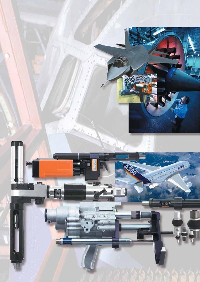 Techniczne rozwiązania i niezrównane wyniki Od ponad 60 lat narzędzia Cooper Power Tools są niezwykle cenione przez przemysł lotniczy i aeronautyczny.