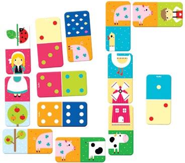 CzuCzu Domino dla dzieci 2+ CzuCzulotto dla dzieci 2+