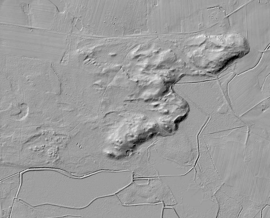 przekrojów geologicznych i lokalizacja odkrywek wraz z numeracją (za Krajewskim 1977a) Podgórze.