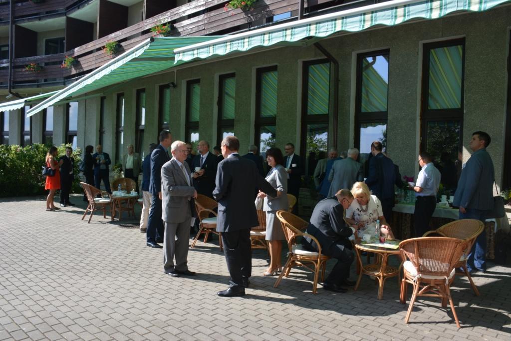 Przerwa kawowa na tarasie CSW Energetyk