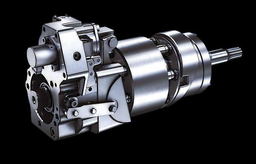 Przekładnia I-HMT Hydro-mechaniczna przekładnia ze zmiennym przełożeniem Żaden inny ciągnik kompaktowy nie może się pochwalić technologią przekładni hydromechanicznej, jaką zastosowano w modelach