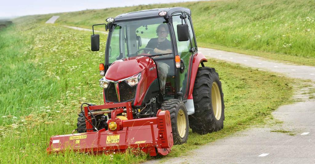 Przyjemne wnętrze Komfort operatora był jednym z najważniejszych celów podczas projektowania ciągników