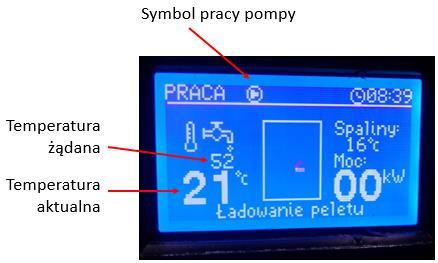 W celu aktywacji trybu lato należy wejść do MENU -> Ustawienia -> C.W.U. (D.H.W) i ustawić wyłącznie symbol kranu.