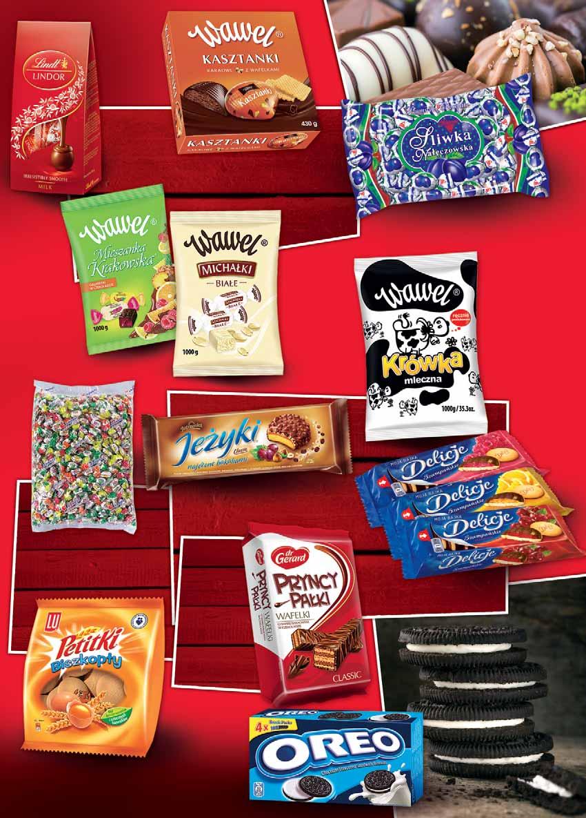 LINDOR BAG 100 G sprzedaż po 34730937 6 80 z VAT 8.36 zakupie min. 5 szt. jednego KASZTANKI, MALAGA, TIKI TAKI 430 G sprzedaż po 41511502 7 69 z VAT 9.
