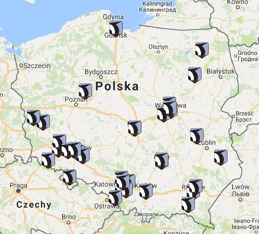 INTELIGENTNE ROZWIĄZANIA W OŚWIETLENIU OWLET NIGHTSHIFT W Polsce od 2012r. Łącznie systemem objętych jest ponad 25.