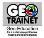 CERTYFIKACJA INSTALATORÓW: Projekt GeoTrainet Geo-Education for a Sustainable Geothermal Heating and Cooling Market Rezultaty projektu: międzynarodowa platforma ekspercka branży energii geotermalnej