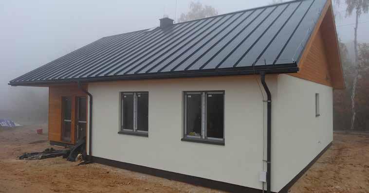 Obiekty referencyjne jedno- i wielorodzinne Obiekt referencyjny 7 Powietrzna pompa ciepła typu monoblok w budynku energooszczędnym W 2015 roku, w nowo wybudowanym, energooszczędnym budynku