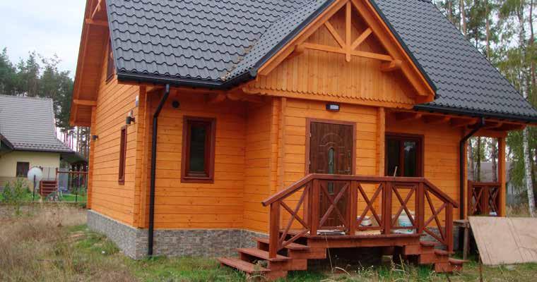 Obiekty referencyjne jedno- i wielorodzinne Obiekt referencyjny 8 System wentylacji mechanicznej na bazie pompy ciepła NIBE F470 W kwietniu 2013 roku w drewnianym domku o powierzchni 85 m 2 została