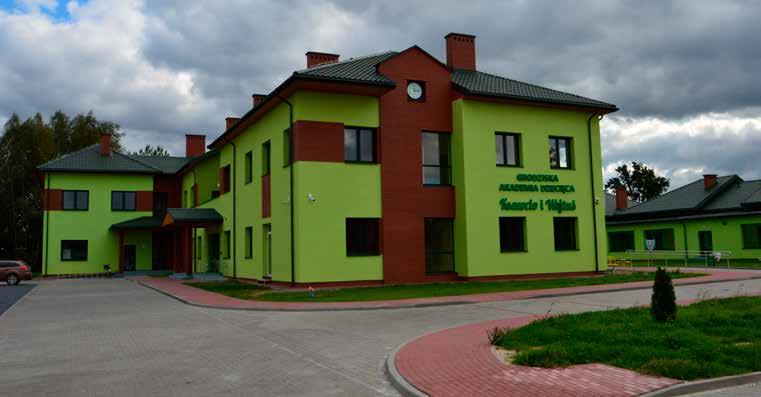 Obiekty referencyjne komercyjne Obiekt referencyjny 19 Kaskada gruntowych pomp ciepła w Akademii Dziecięcej W sierpniu 2015 roku, w nowo wybudowanej siedzibie Akademii Dziecięcej Ksawcio i Wojtuś,
