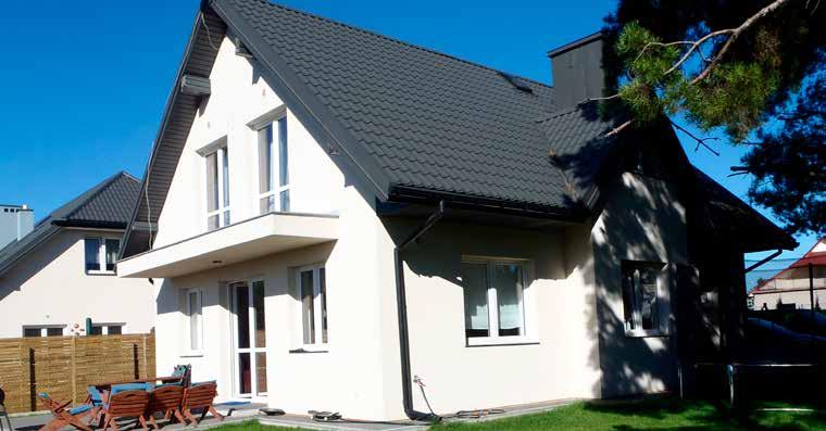 Obiekty referencyjne jedno- i wielorodzinne Obiekt referencyjny 2 Wielofunkcyjna pompa ciepła NIBE F1245 PC, zapewniająca ogrzewanie, chłodzenie, ciepłą wodę i wentylację z odzyskiem ciepła z
