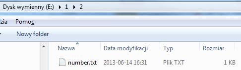 Moduł zapowiedzi MZ 104 Zawartość podkatalogu dla kodu (opcji) 2 : Zawartość podkatalogu dla kodu (opcji) 9 : Jeżeli tuż przed przełączeniem na