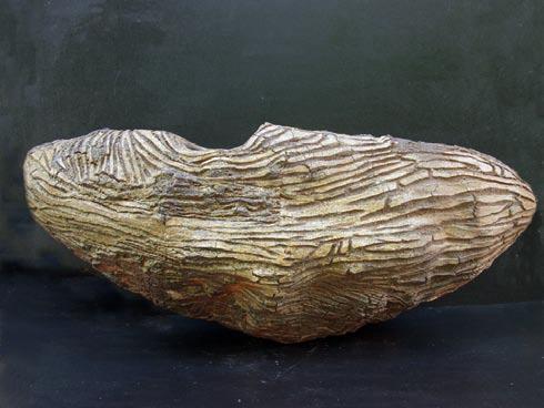 Bez tytułu ceramika wypalana drewnem w piecu Tongkama 1300-1350 0 C,kamionka,porcelana, 2006 Michał Puszczyński