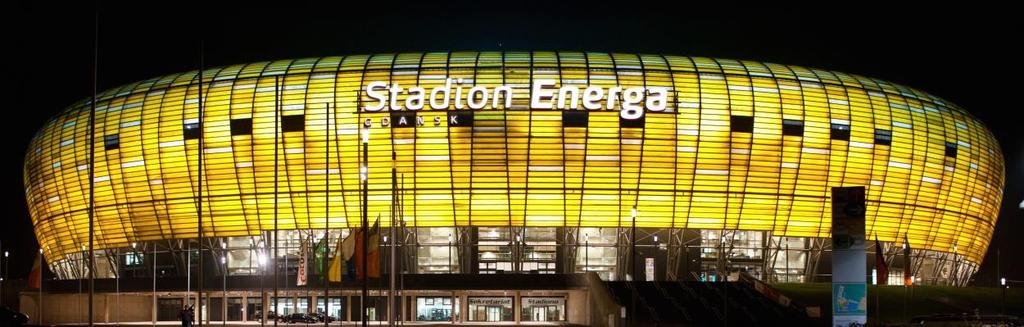 Litery przestrzenne Stadion Energa Gdańsk