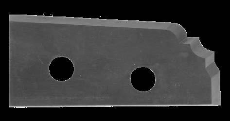 4,38 LJ600-0057-0003 płytki wymienne HM 57x25x3,5 profil 3 - drewno twarde prawy 2 szt.