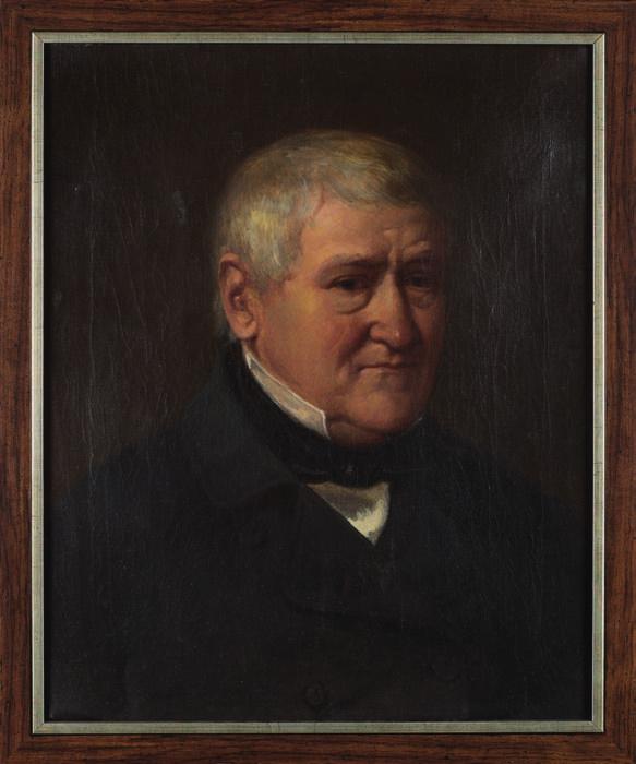 21. Saturnin świerzyński (1820-1885) autoportret olej, płótno, 42 x 39 cm, sygn. l.d.
